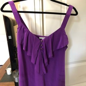 Purple Banana Republic silk tank